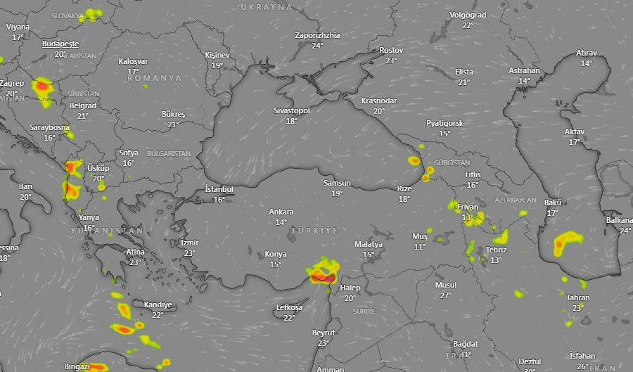 Ankara'nın kuzey ve batısı için gök gürültülü sağanak uyarısı - Resim: 1